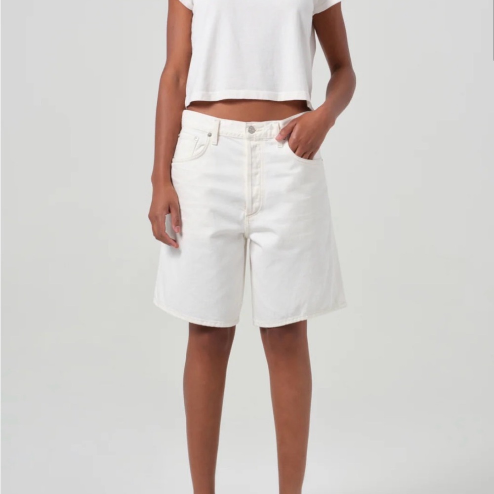 Agolde Indra Shorts in Fortune Cookie Size 28